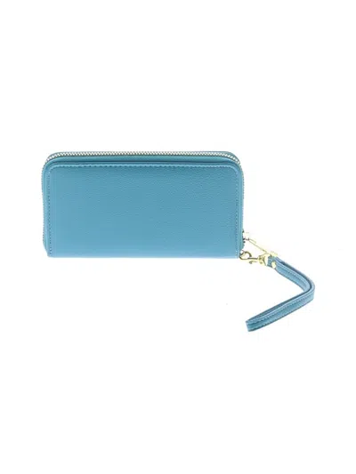 Pre-owned Assorted Brands Wristlet In Teal