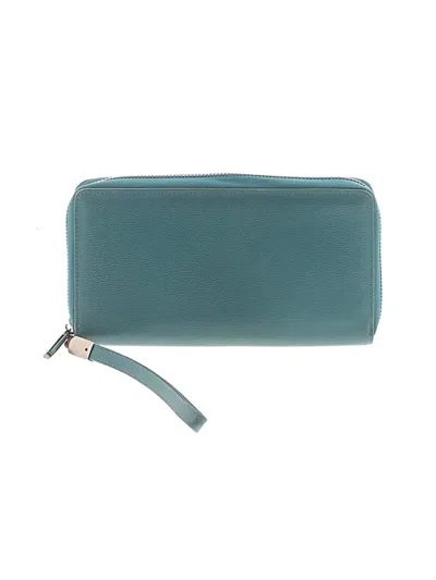 Pre-owned Assorted Brands Wristlet In Teal