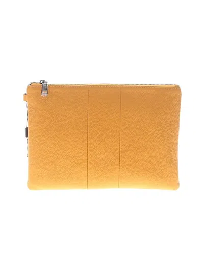 Pre-owned Assorted Brands Wristlet In Yellow