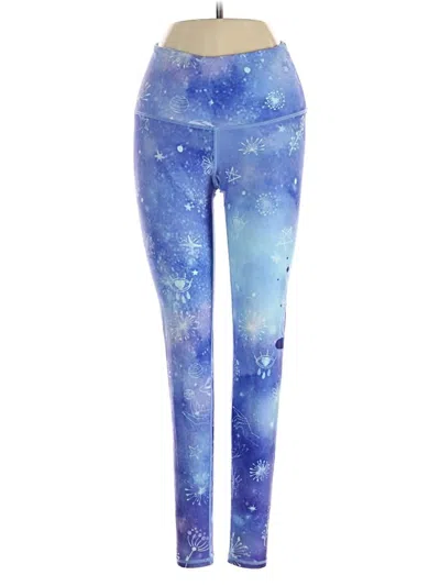 Pre-owned Assorted Brands Yoga Pants In Blue