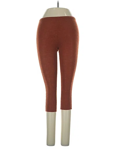 Pre-owned Assorted Brands Yoga Pants In Brown