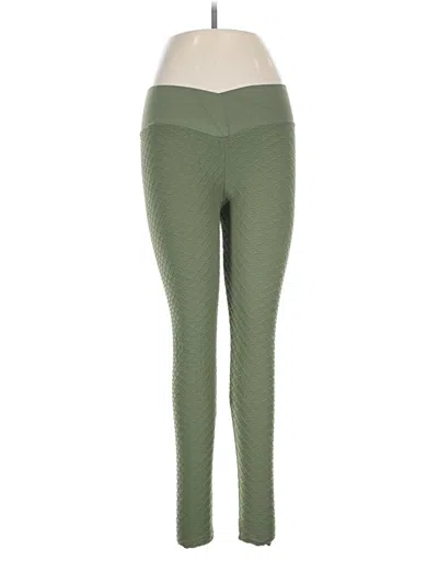 Pre-owned Assorted Brands Yoga Pants In Green