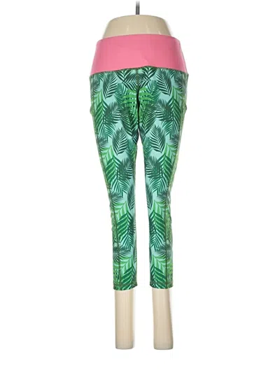 Pre-owned Assorted Brands Yoga Pants In Green
