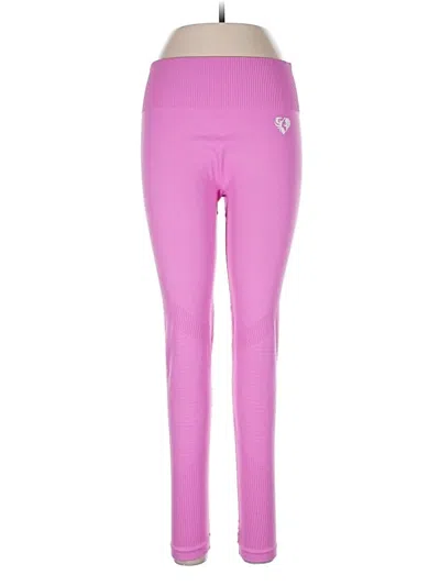Pre-owned Assorted Brands Yoga Pants In Pink