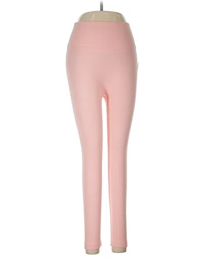 Assorted Brands Yoga Pants In Pink