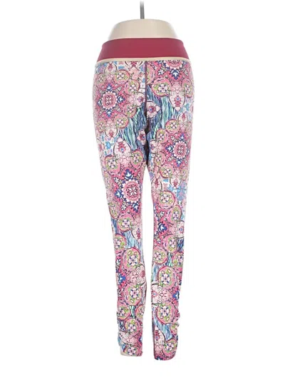 Pre-owned Assorted Brands Yoga Pants In Pink