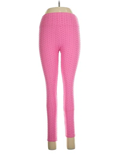 Pre-owned Assorted Brands Yoga Pants In Pink