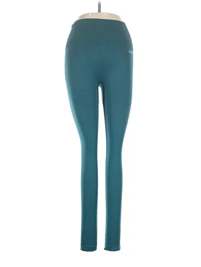 Pre-owned Assorted Brands Yoga Pants In Teal