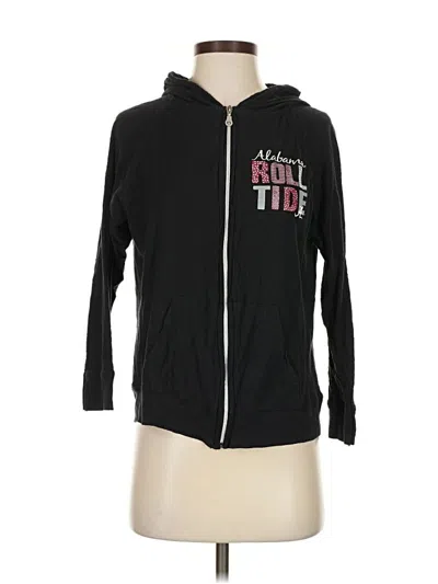 Pre-owned Assorted Brands Zip Up Hoodie In Black