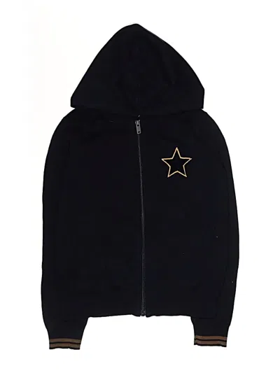 Pre-owned Assorted Brands Kids' Zip Up Hoodie In Black