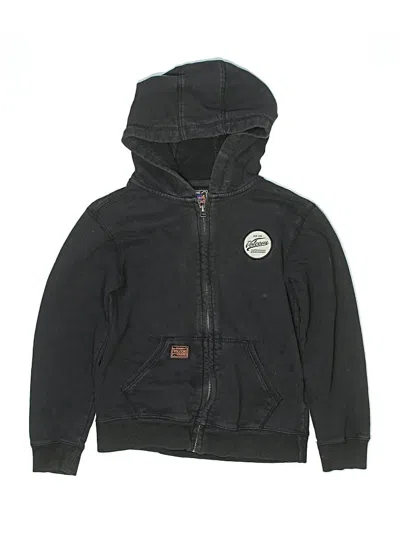Pre-owned Assorted Brands Kids' Zip Up Hoodie In Black