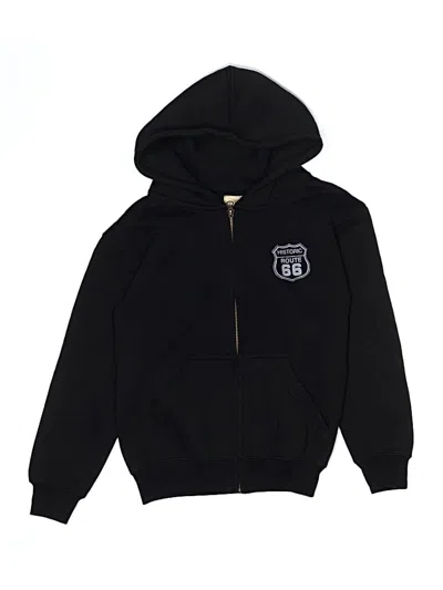 Pre-owned Assorted Brands Kids' Zip Up Hoodie In Black