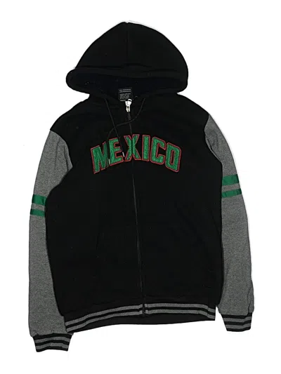 Pre-owned Assorted Brands Kids' Zip Up Hoodie In Black