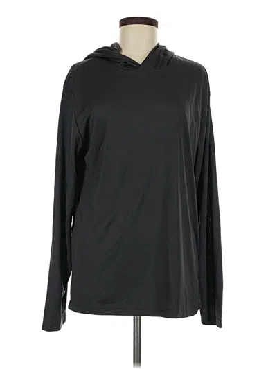 Pre-owned Assorted Brands Zip Up Hoodie In Black