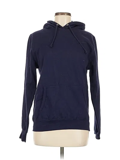 Pre-owned Assorted Brands Zip Up Hoodie In Blue