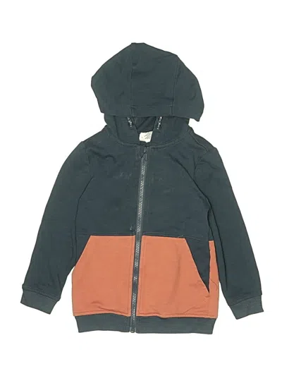 Pre-owned Assorted Brands Kids' Zip Up Hoodie In Blue