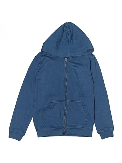 Pre-owned Assorted Brands Kids' Zip Up Hoodie In Blue