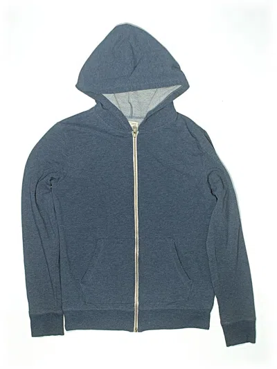 Pre-owned Assorted Brands Kids' Zip Up Hoodie In Blue