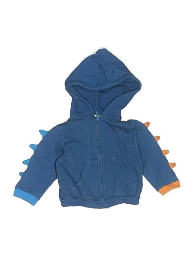 Pre-owned Assorted Brands Kids' Zip Up Hoodie In Blue