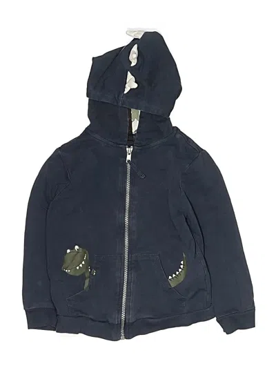 Pre-owned Assorted Brands Kids' Zip Up Hoodie In Blue