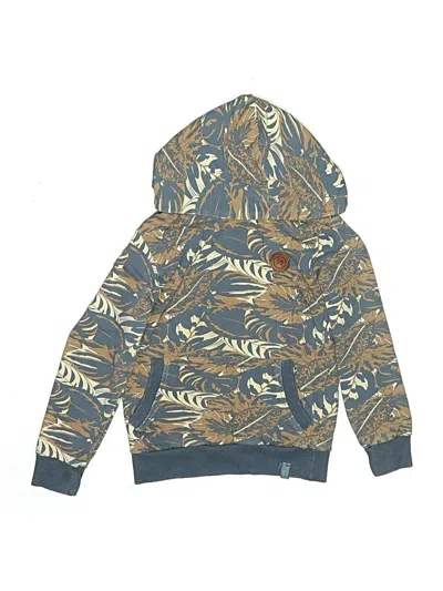 Pre-owned Assorted Brands Kids' Zip Up Hoodie In Blue