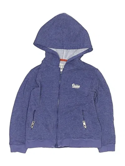 Pre-owned Assorted Brands Kids' Zip Up Hoodie In Blue
