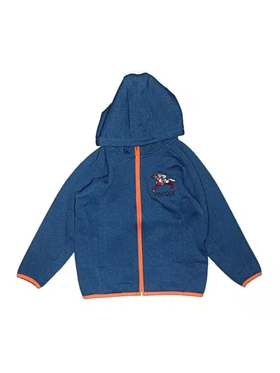 Pre-owned Assorted Brands Kids' Zip Up Hoodie In Blue