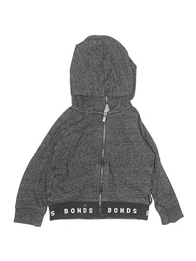 Pre-owned Assorted Brands Kids' Zip Up Hoodie In Gray