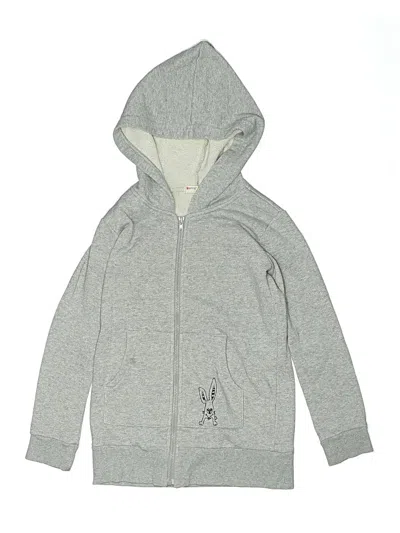 Pre-owned Assorted Brands Kids' Zip Up Hoodie In Gray