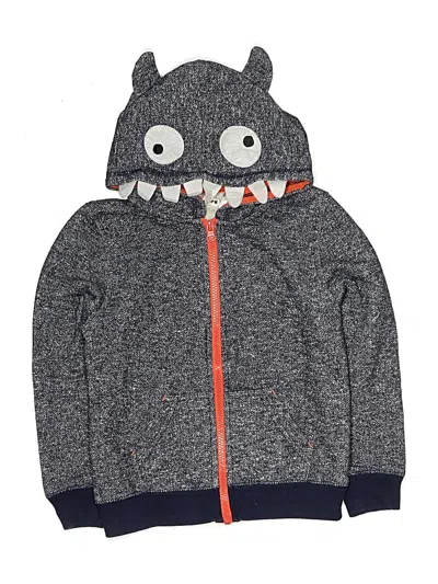 Pre-owned Assorted Brands Kids' Zip Up Hoodie In Gray