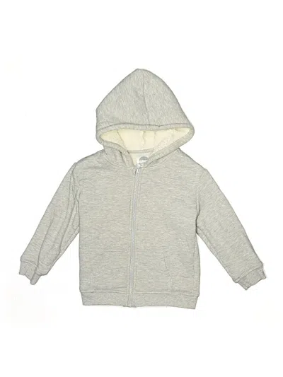 Pre-owned Assorted Brands Kids' Zip Up Hoodie In Gray