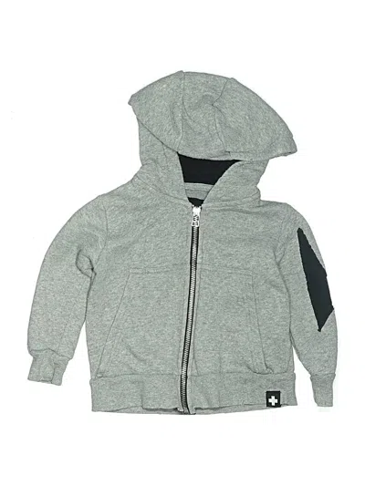 Pre-owned Assorted Brands Kids' Zip Up Hoodie In Gray
