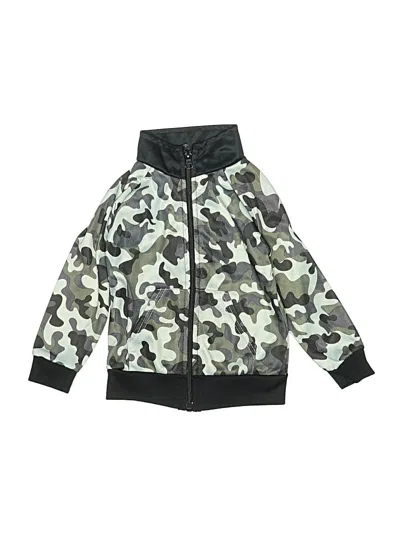 Pre-owned Assorted Brands Kids' Zip Up Hoodie In Gray