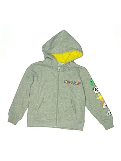 Pre-owned Assorted Brands Kids' Zip Up Hoodie In Gray