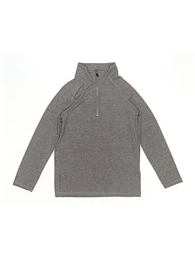 Pre-owned Assorted Brands Kids' Zip Up Hoodie In Gray