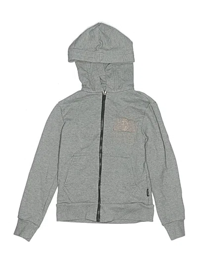 Pre-owned Assorted Brands Kids' Zip Up Hoodie In Gray
