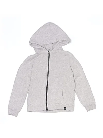 Pre-owned Assorted Brands Kids' Zip Up Hoodie In Gray