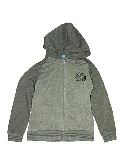 Pre-owned Assorted Brands Kids' Zip Up Hoodie In Gray