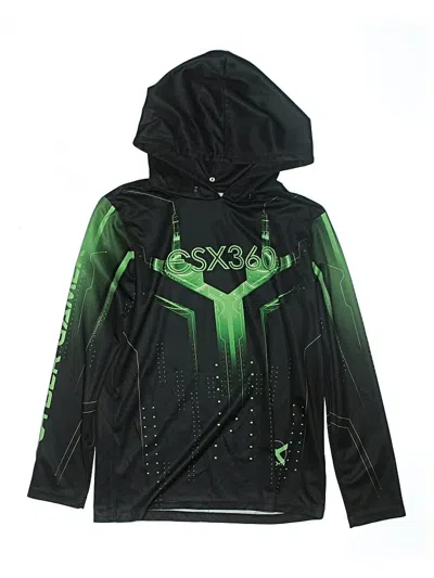 Pre-owned Assorted Brands Kids' Zip Up Hoodie In Green