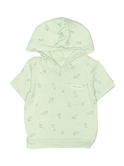 Pre-owned Assorted Brands Babies' Zip Up Hoodie In Green