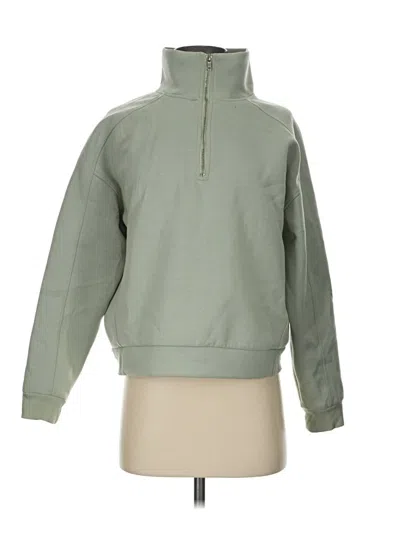 Pre-owned Assorted Brands Zip Up Hoodie In Green