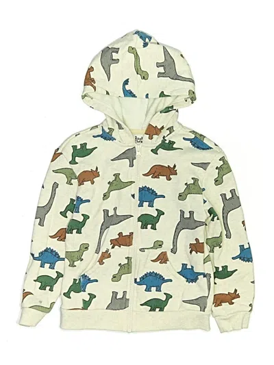 Pre-owned Assorted Brands Kids' Zip Up Hoodie In Green
