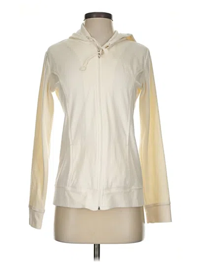 Pre-owned Assorted Brands Zip Up Hoodie In Ivory