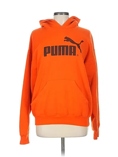 Pre-owned Assorted Brands Zip Up Hoodie In Orange