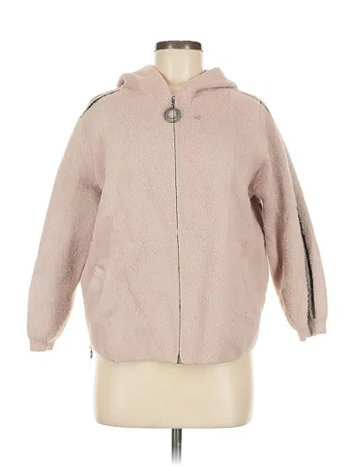 Pre-owned Assorted Brands Zip Up Hoodie In Pink