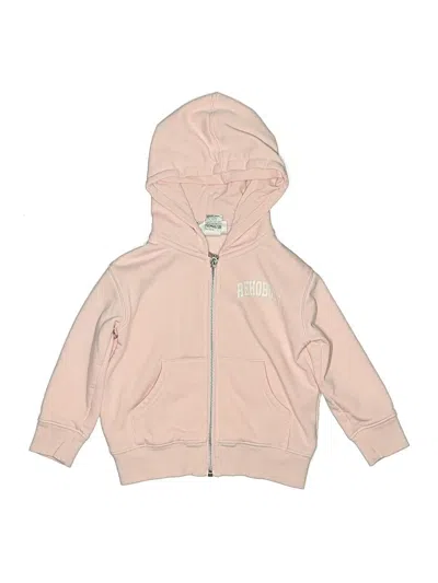 Pre-owned Assorted Brands Kids' Zip Up Hoodie In Pink