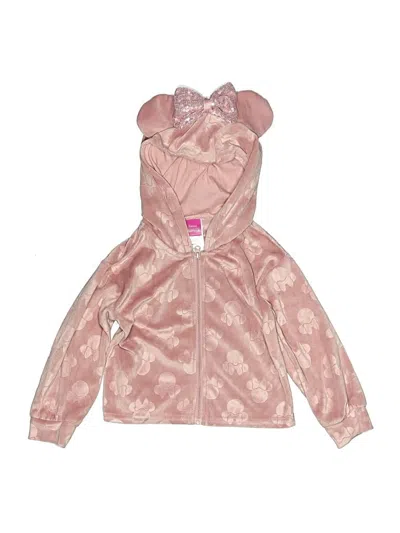 Pre-owned Assorted Brands Kids' Zip Up Hoodie In Pink
