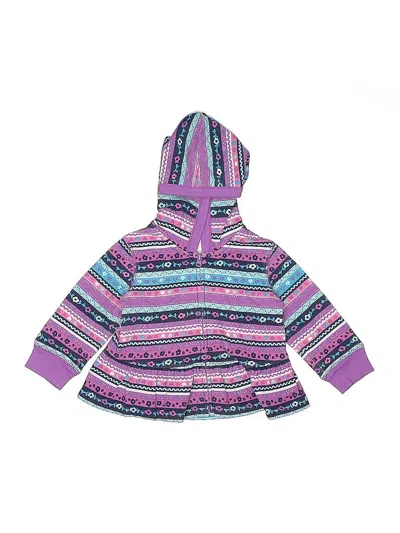 Pre-owned Assorted Brands Babies' Zip Up Hoodie In Purple