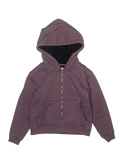 Pre-owned Assorted Brands Kids' Zip Up Hoodie In Purple