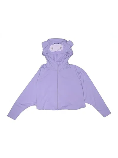 Pre-owned Assorted Brands Kids' Zip Up Hoodie In Purple